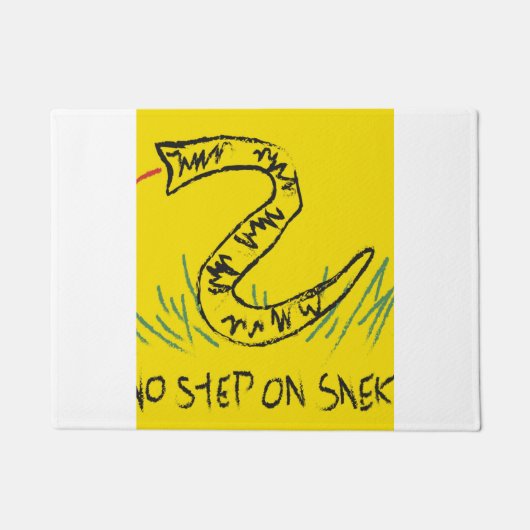 No Step On Snek Gadsden Flag Deurmat (Voorkant)