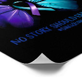 No Story Should End Too Soon Suicide Awareness But Poster (Hoek)