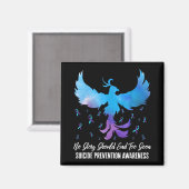 No Story Should End Too Soon Suicide Prevention A  Magneet (Voorkant / Achterkant)