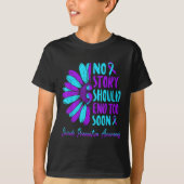 No Story Should End Too Soon Suicide Prevention Aw T-shirt (Voorkant)