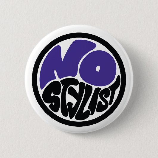NO STYLIST double purp emblem Button (Voorkant)