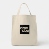 NO STYLIST double purp emblem grocery Tote Bag (Achterkant)