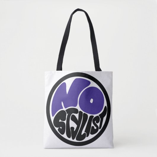 NO STYLIST double purp emblem Tote Bag (Voorkant)