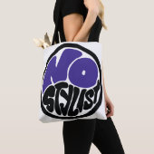 NO STYLIST double purp emblem Tote Tote Bag (Dichtbij)