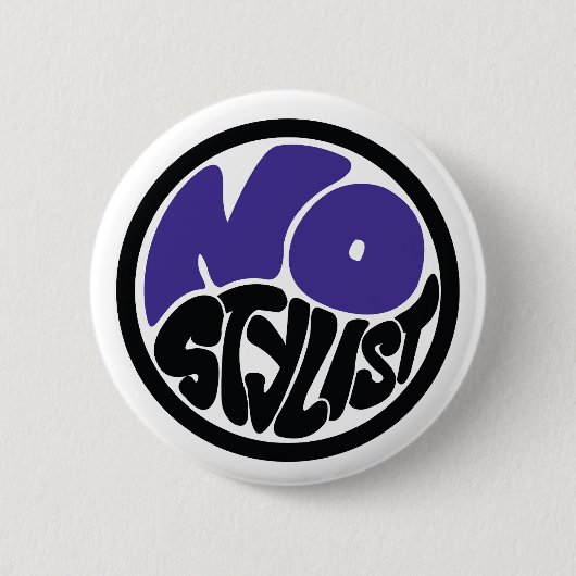 NO STYLIST dubbel doel embleem knop Ronde Button 5,7 Cm (Voorkant)