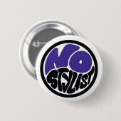 NO STYLIST dubbel doel embleem knop Ronde Button 5,7 Cm (Voorkant /achterkant)