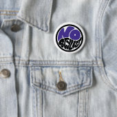NO STYLIST dubbel doel embleem knop Ronde Button 5,7 Cm (In situ)