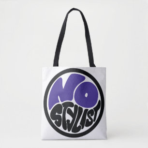 NO STYLIST dubbel purp embleem Tote Bag