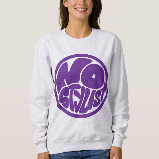 NO STYLIST enkel doel embleem T-shirt (Voorkant)