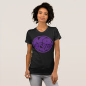 NO STYLIST single purp stealth black T-Shirt (Voorkant volledig)