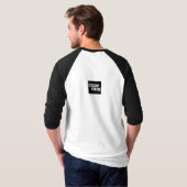 NO STYLIST zwarte embleem softbal T-shirt (Achterkant volledig)