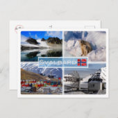 NO Svalbard - Gullybreen Magdalenefjorden - Briefkaart (Voorkant / Achterkant)