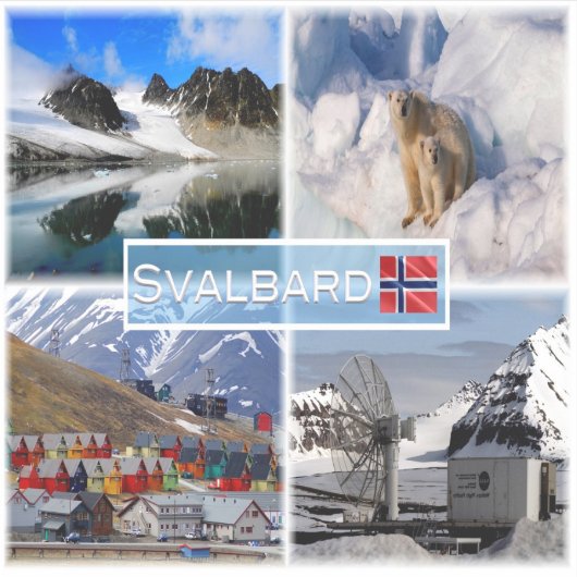 NO Svalbard - Gullybreen Magdalenefjorden - Sticker (Voorkant)