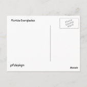 No Swimming! Briefkaart (Achterkant)