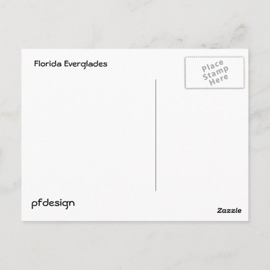 No Swimming! Briefkaart (Achterkant)