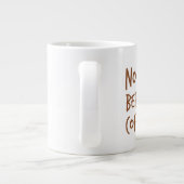 No Talkie Before Coffee funny cat lover gift Grote Koffiekop (Achterkant)