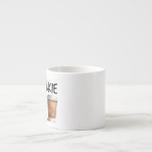 No Talkie Before Coffee funny lover gift Coffee Mu Espresso Kop (Voorkant)