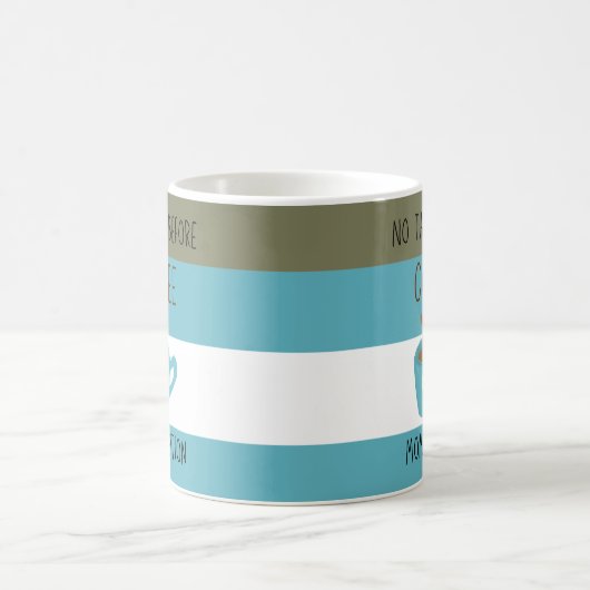 No Talkie Before Coffee - Mom Edition Mok (Center)