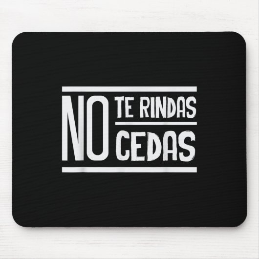 No Te Rindas No Cedas Motivational Insrational Sri Muismat (Voorkant)