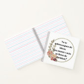 No te sobrecargues de ideas notitieboek (Binnen)