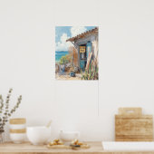 No tene pesca bonaire poster (Keuken)