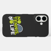 No Tennis, No Life - Design Sportive and Dynamic Case-Mate iPhone Case (Achterkant (horizontaal))