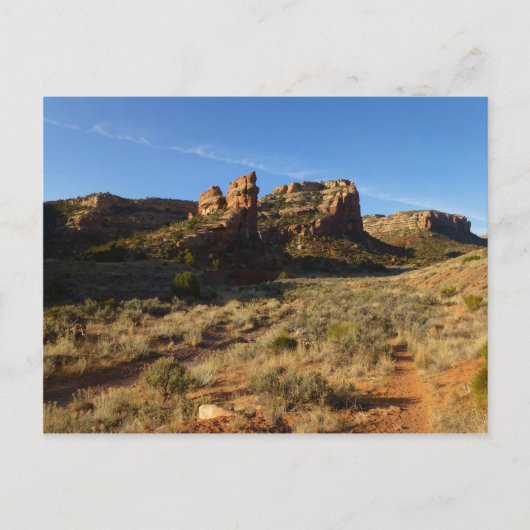 No Thoroughfare Canyon Colorado National Monument Briefkaart (Voorkant)