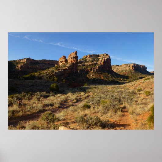 No Thoroughfare Canyon Colorado National Monument Poster (Voorkant)