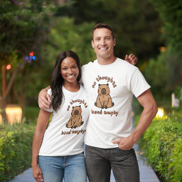 No Thoughts Head Empybara Funny Meme T-shirt