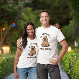 No Thoughts Head Empybara Funny Meme T-shirt