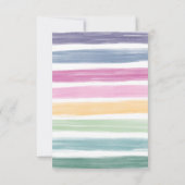 No Time To Siesta First Fiesta Girl Birthday Bedankkaart (Achterkant)