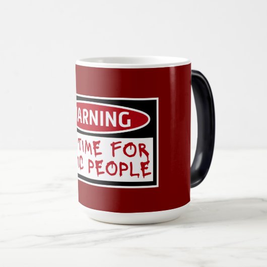 No Time Toxic People Boundaries Self Care Quote Magische Mok (Voorkant rechts)