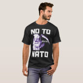 No to NATO Anti War Peace 1 T-shirt (Voorkant volledig)