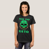 No to NATO Anti War Peace T-shirt (Voorkant volledig)