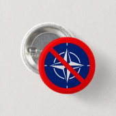 No to NATO Ronde Button 3,2 Cm (Voorkant /achterkant)