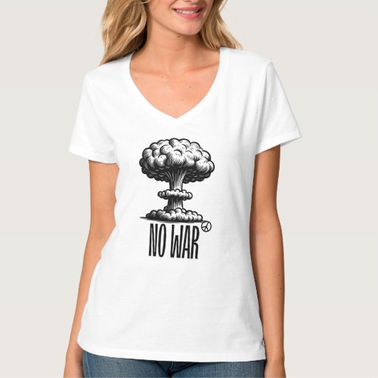 NO TO WAR T-Shirt (Voorkant)