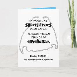 No todos los superhéroes usan capas. kaart