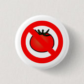 NO Tomaten Button (Voorkant)
