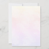 No Tricks Just Baby Kicks Het Halloween-Baby showe Kaart (Achterkant)