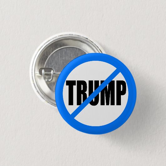 "NO TRUMP" 1,25 inch Ronde Button 3,2 Cm (Voorkant /achterkant)