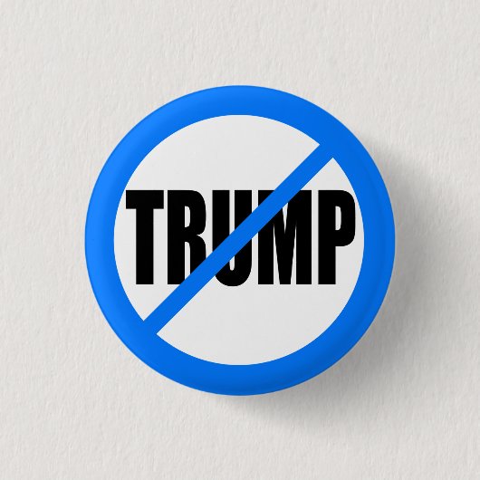 "NO TRUMP" 1,25 inch Ronde Button 3,2 Cm (Voorkant)