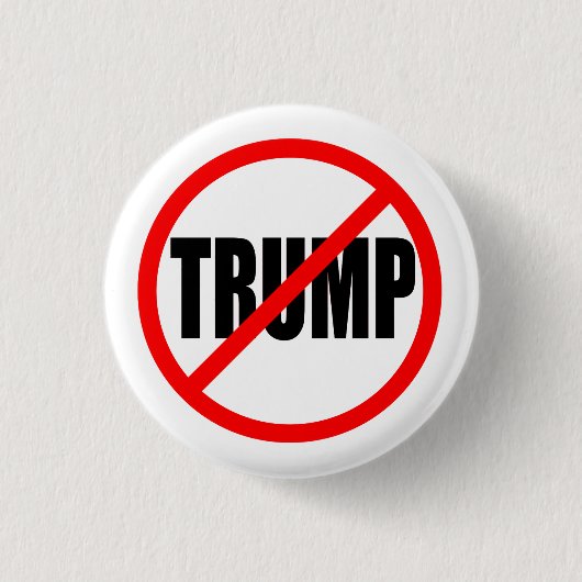 "NO TRUMP" 1,25 inch Ronde Button 3,2 Cm (Voorkant)