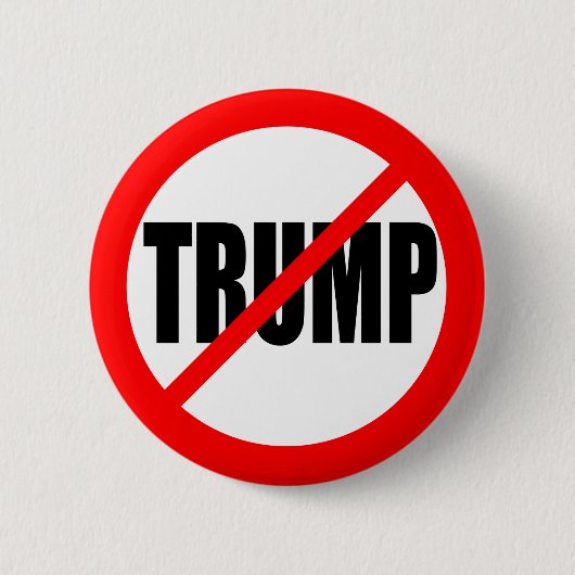 "NO TRUMP" 2,25 inch Ronde Button 5,7 Cm (Voorkant)