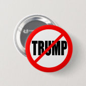 "NO TRUMP" 2,25 inch Ronde Button 5,7 Cm (Voorkant /achterkant)