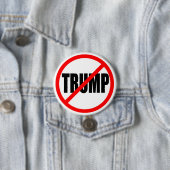 "NO TRUMP" 3-inch Ronde Button 7,6 Cm (In situ)