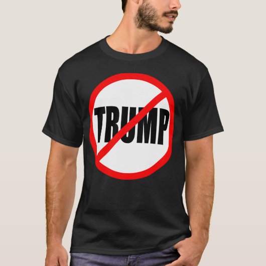 "NO TRUMP" (dubbelzijdig) T-shirt (Voorkant)