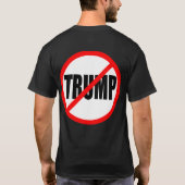 "NO TRUMP" (dubbelzijdig) T-shirt (Achterkant)