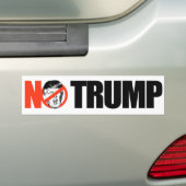 NO TRUMP -.png Bumpersticker (Op auto)