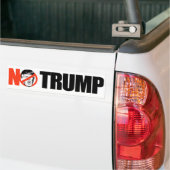 NO TRUMP -.png Bumpersticker (Op Truck)
