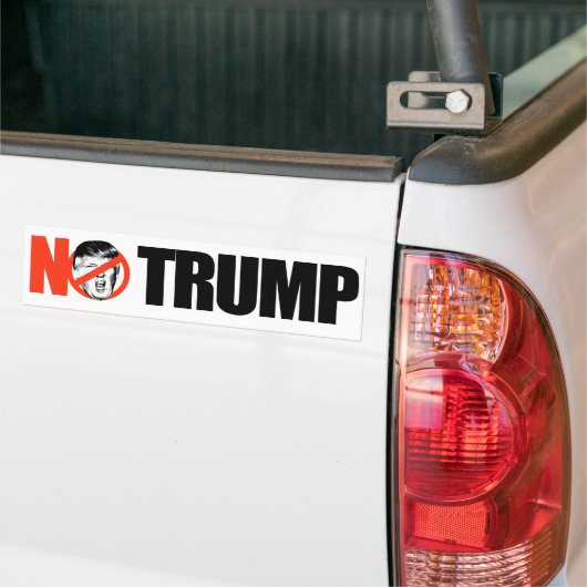 NO TRUMP -.png Bumpersticker (Op Truck)